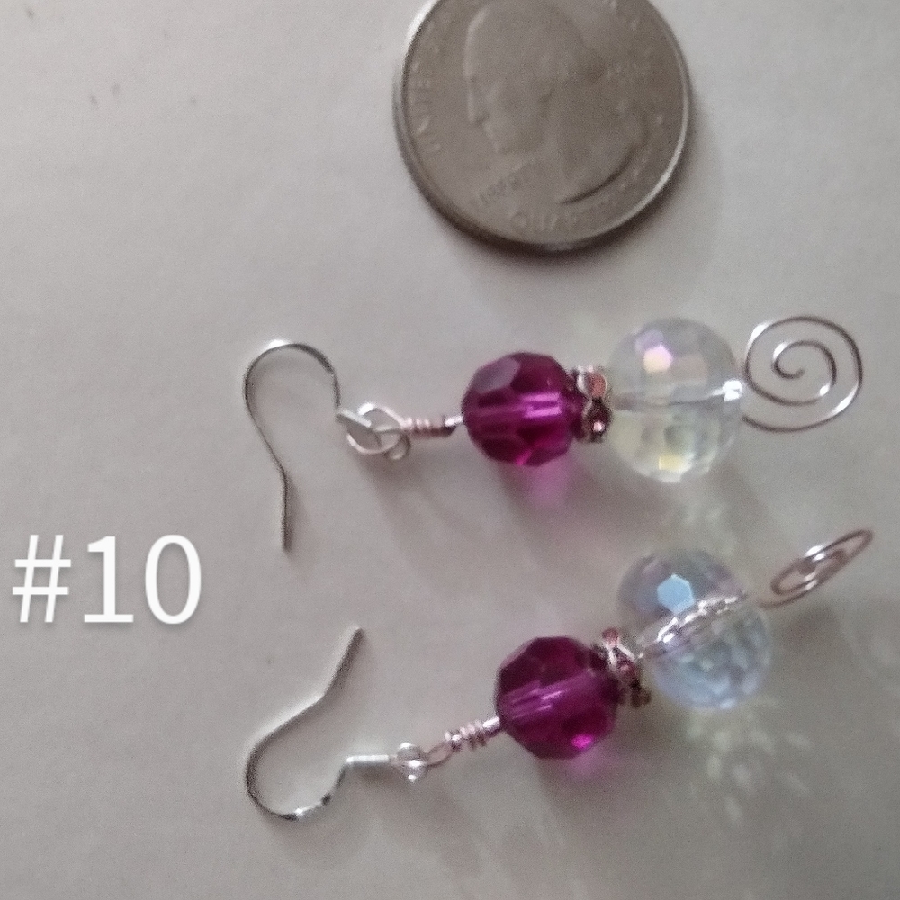 Beautiful pair amethyst earrings
